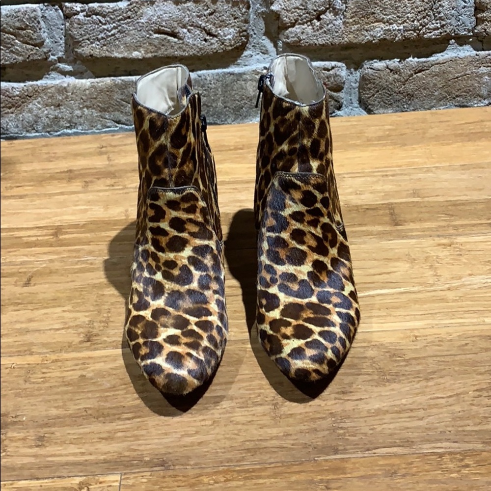 INC INTERNATIONAL CONCEPTS LEAPARD BOOTIES